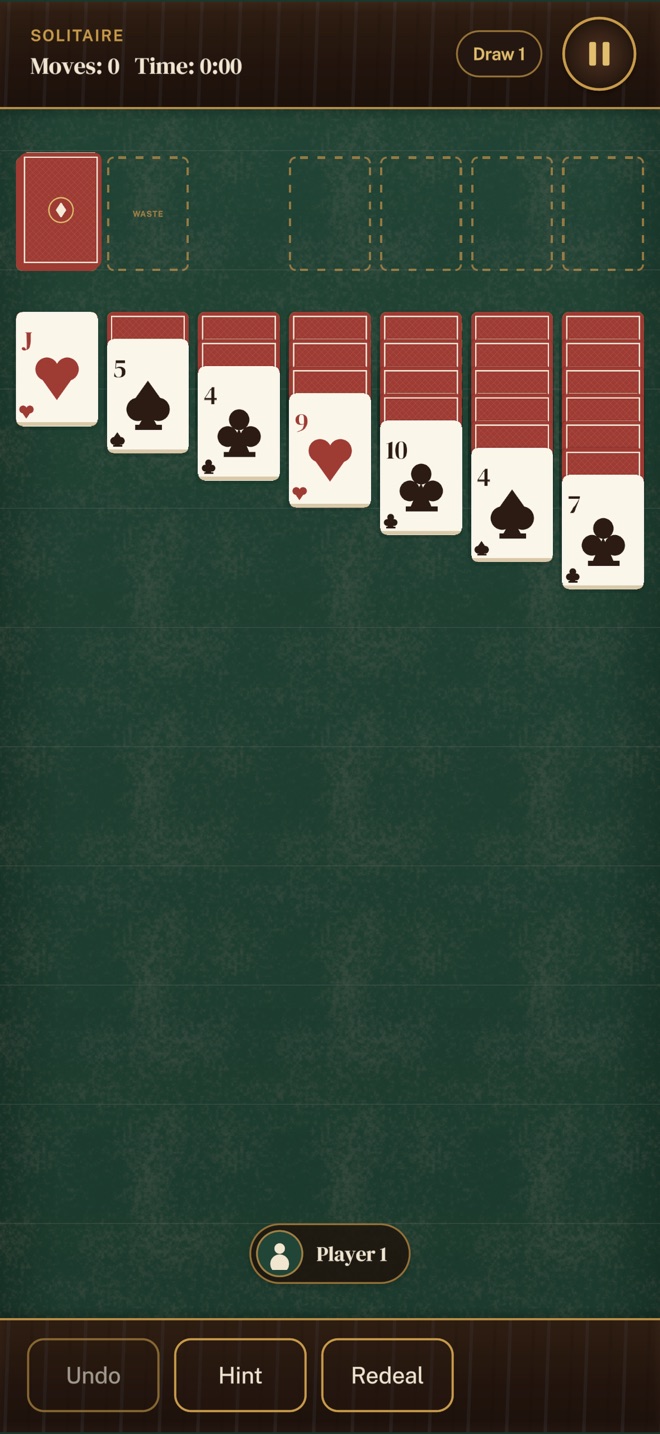 Solitaire in Parlorium.